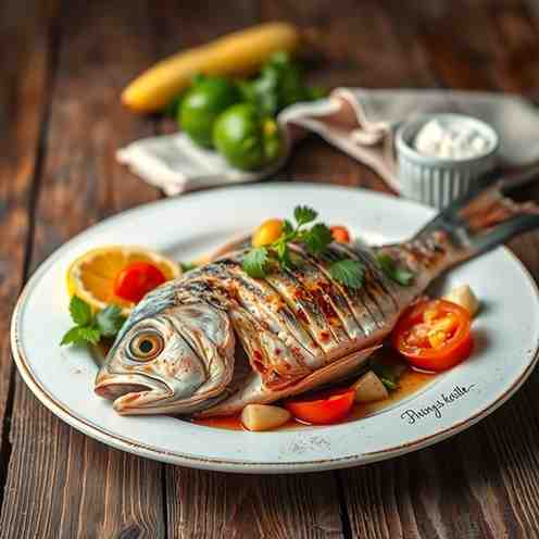 Grilled Whole Snapper - Ivorian Poisson Braisé Recipe